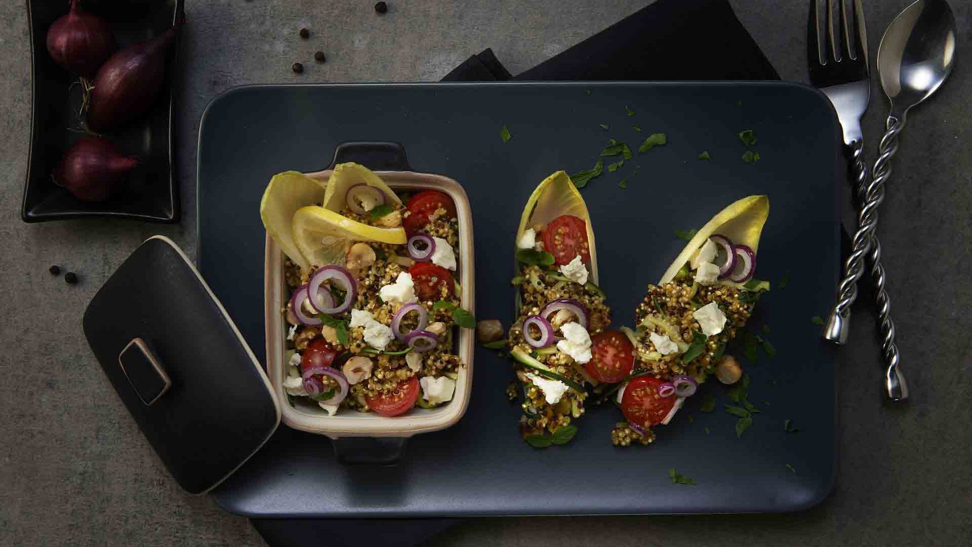 Salată de quinoa cu brânză feta