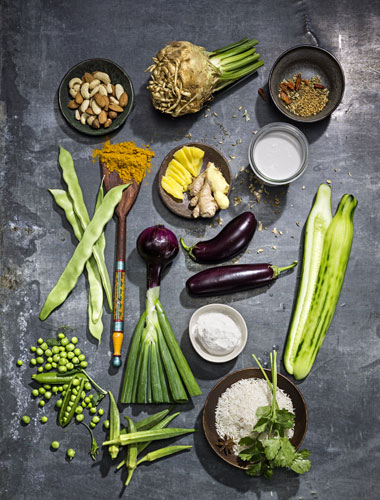 Orez Basmati cu legume și curry