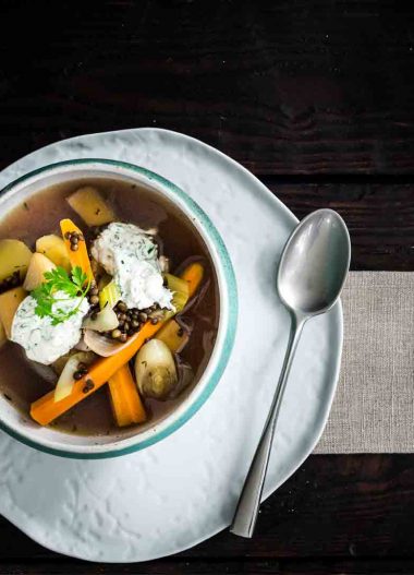 Supă de legume cu linte