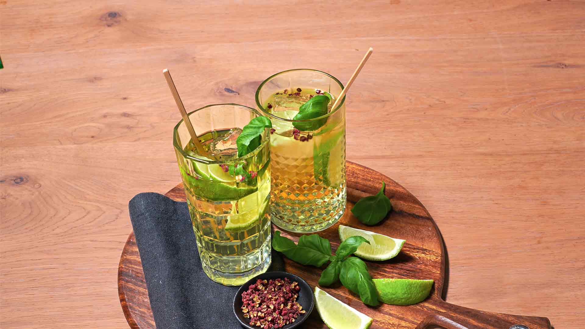 Gin tonic cu piper de Sichuan