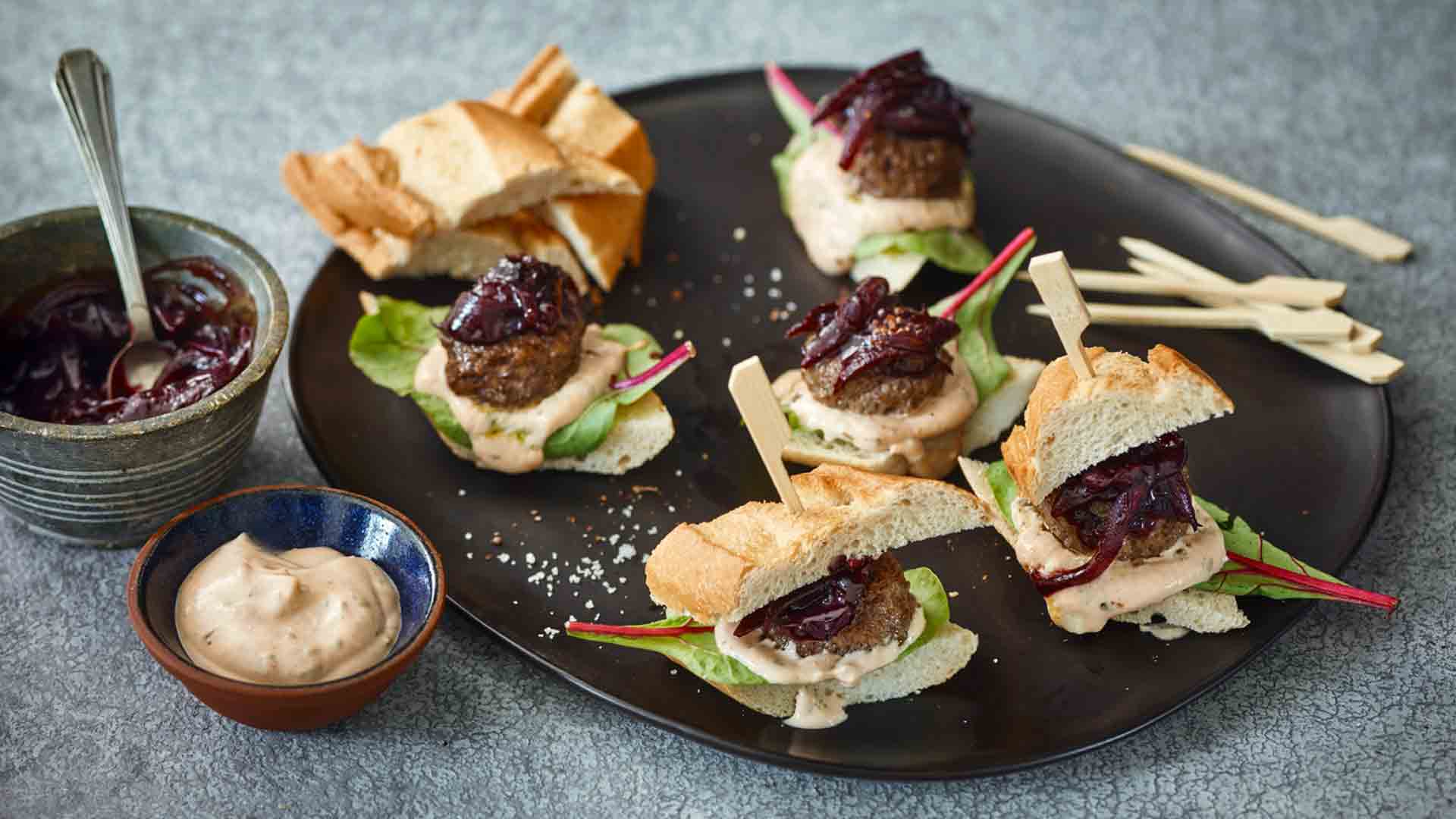 Mini-burgeri de vită