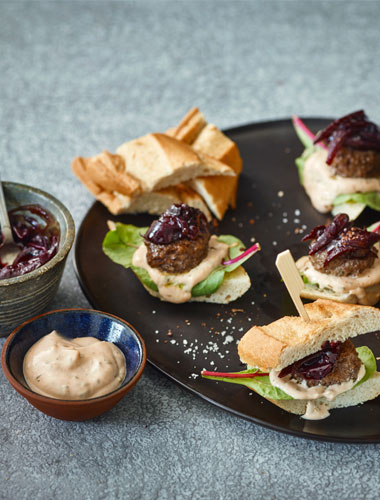 Mini-burgeri de vită