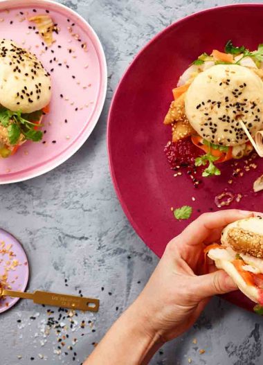 Bao buns: chifle chinezești la abur umplute cu pui