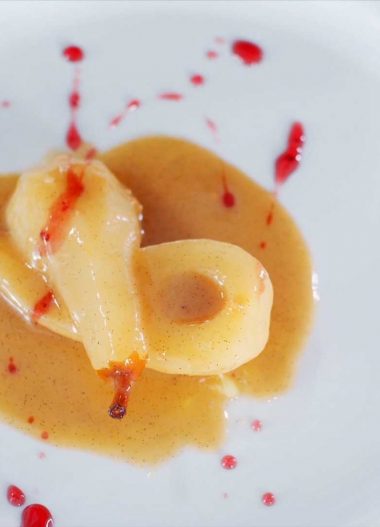 Pere caramelizate la cuptor