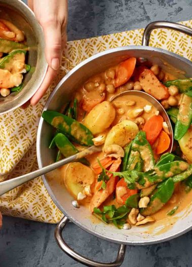 Curry de legume în stil indian