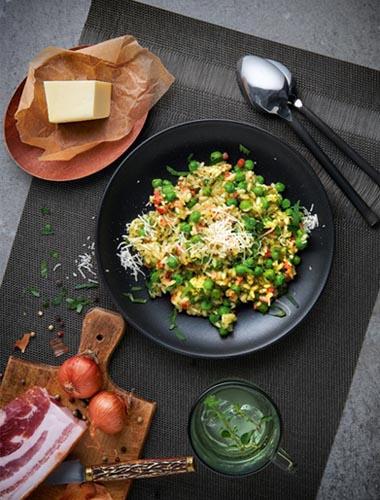 Risotto cu mazăre (Risi e Bisi)