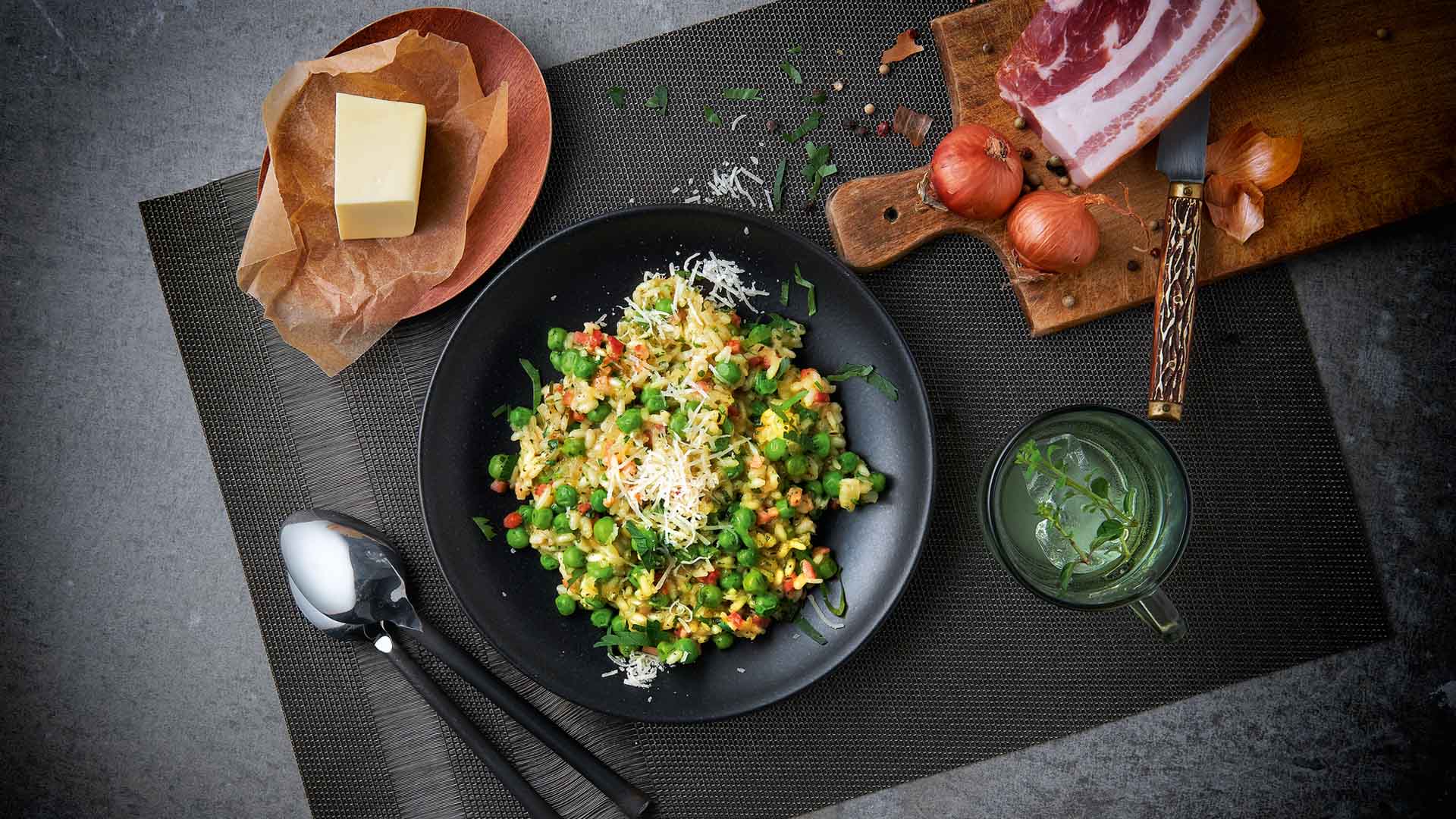 Risotto cu mazăre (Risi e Bisi)