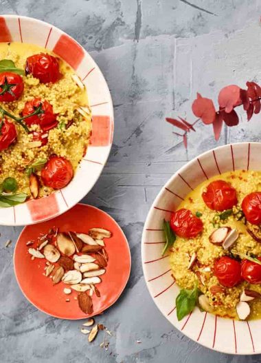 Risotto de quinoa cu roșii și mozzarella