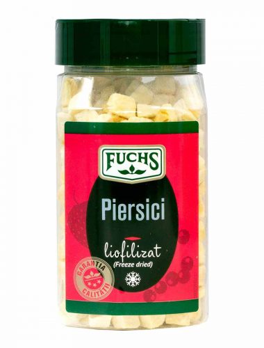 Piersici liofilizate borcănel 28 g