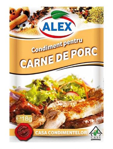 Condiment pentru carne porc Alex 18 g