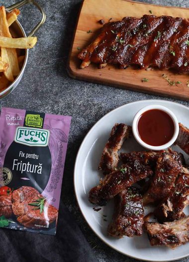 Coaste glazurate si condimentate cu Fuchs