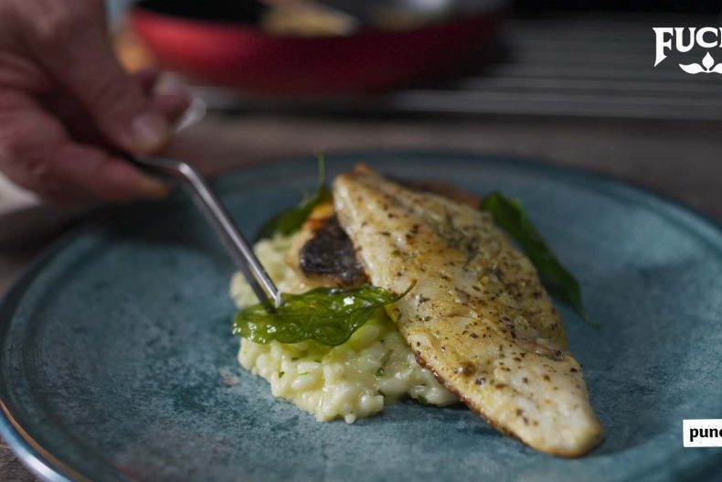 Peste cu risotto