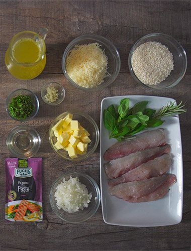 Peste cu risotto