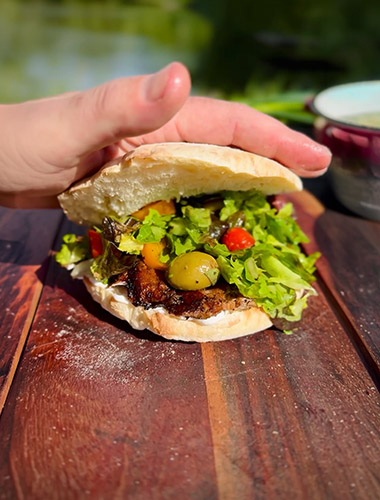 Kebab de miel la grătar