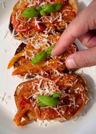 Bruschette Peperonata